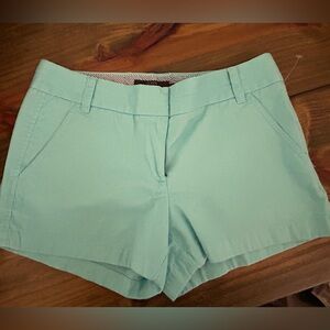 ✨J. Crew High Waist Light Blue Shorts